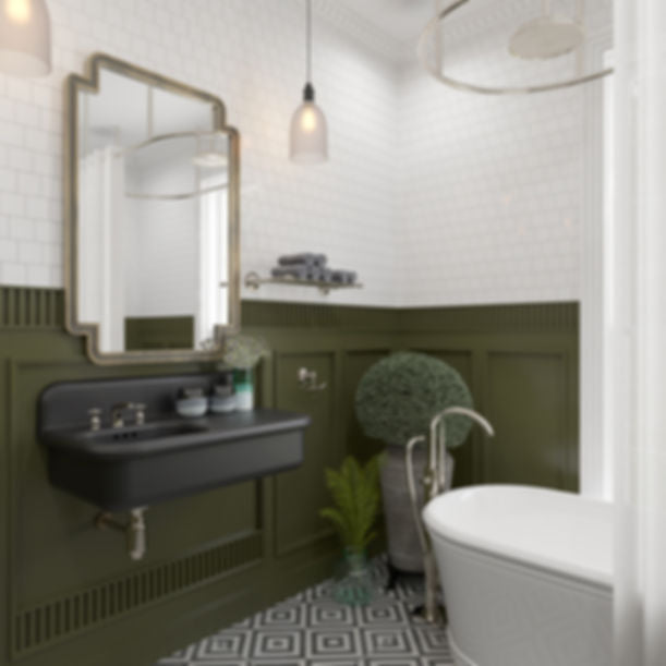 Nantucket Fireclay 30s Style Sink with integral Ledge