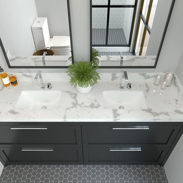Nantucket UM-159-W Undermount Ceramic Sink In White