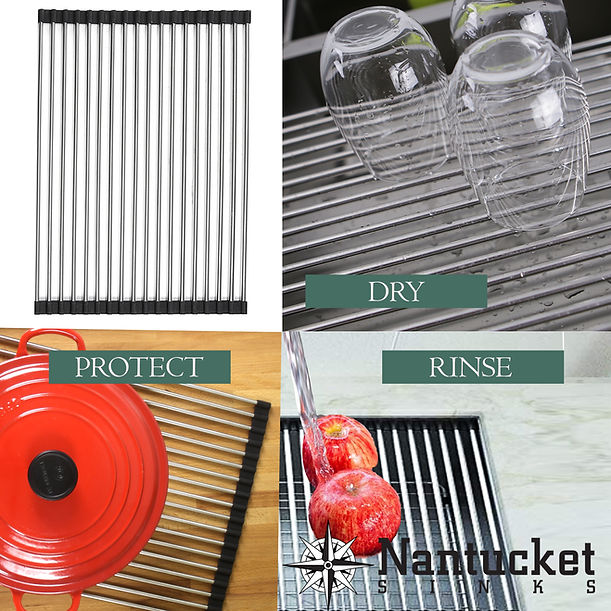 Nantucket 30" Reversible Workstation Granite Composite Apron Sink with Accessory Pack