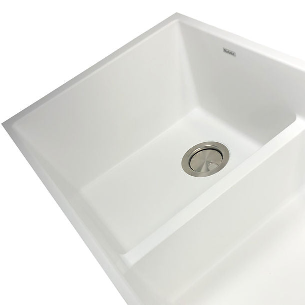 Nantucket Undermount Double Equal Bowls with Low Divide - Granite Composite Sink