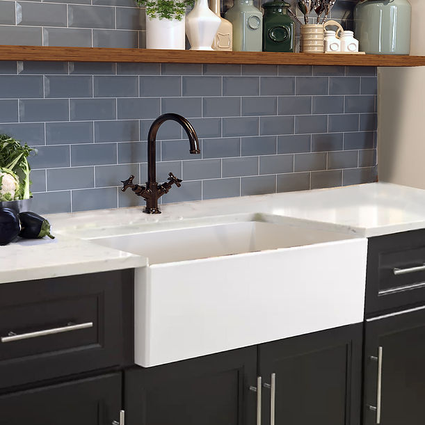 Nantucket 33" Farmhouse Fireclay Sink