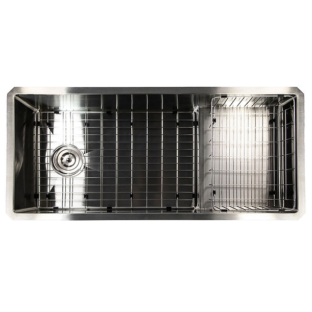 Nantucket STEPPE3918 Pro Series Undermount Stainless Steel Kitchen Sink with Compatible Accessories