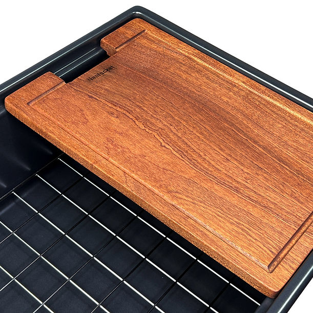 Nantucket 30" Workstation Fireclay Apron Sink Side Drain