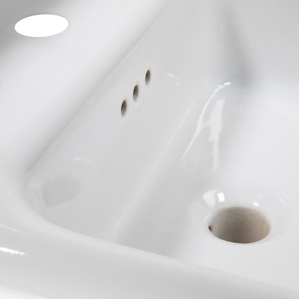 Nantucket Fireclay 30s Style Double Bowl Sink with White Bowls