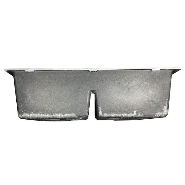 Nantucket Undermount Double Equal Bowls with Low Divide - Granite Composite Sink