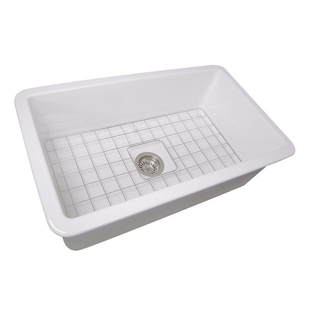 Nantucket 32" Undermount Fireclay Kitchen Sink Wellfleet-3218W