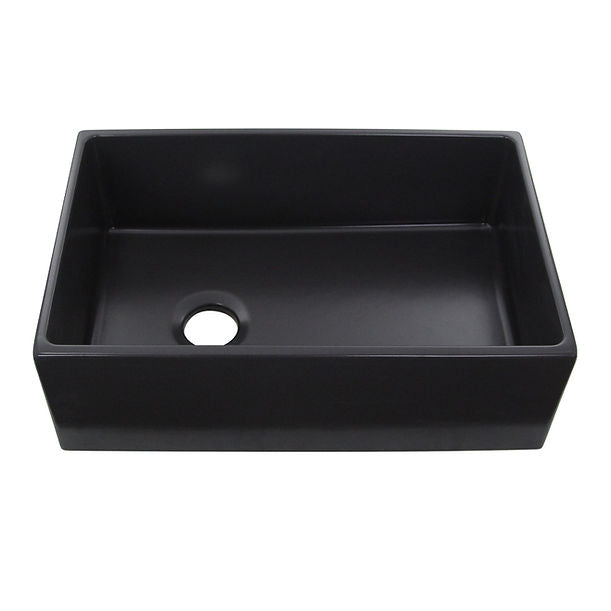 Nantucket 30" Farmhouse Fireclay Sink with Drain and Grid
