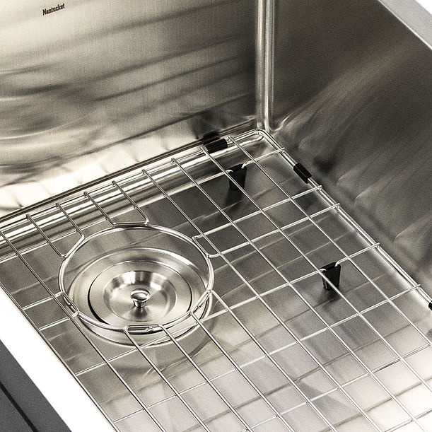 Nantucket STEPPE3918 Pro Series Undermount Stainless Steel Kitchen Sink with Compatible Accessories