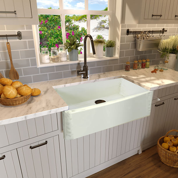 Nantucket 30" Farmhouse Fireclay Sink