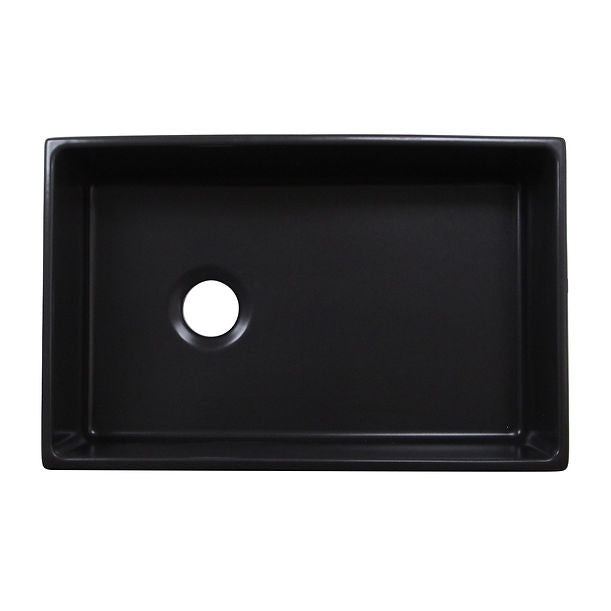 Nantucket 30" Farmhouse Fireclay Sink with Drain and Grid