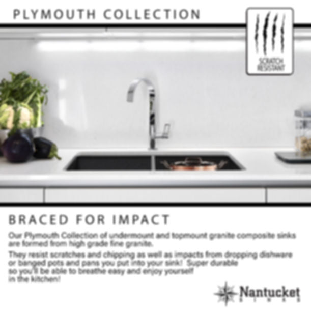 Nantucket 60/40 Double Bowl Undermount Granite Composite