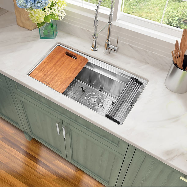 Nantucket Stainless Steel Roll Up Kitchen Mat - RUM1613