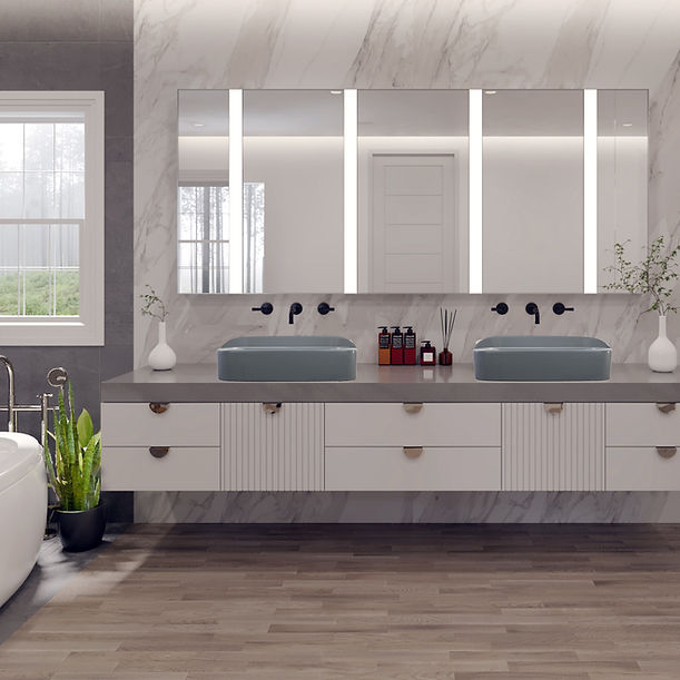 Nantucket Italian Fireclay Rectangular Vanity Sink