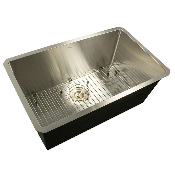 30" Stainless Steel Laundry Sink with 12" bowl depth