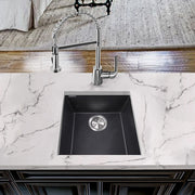 Nantucket 17" Single Bowl Undermount Granite Composite Bar-Prep Sink