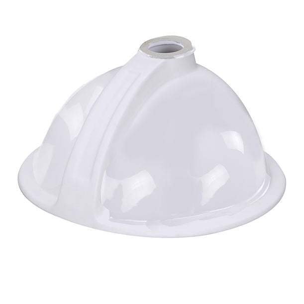 Nantucket Glazed Bottom 13" X 10" Undermount Ceramic Sink In White GB-13x10-W
