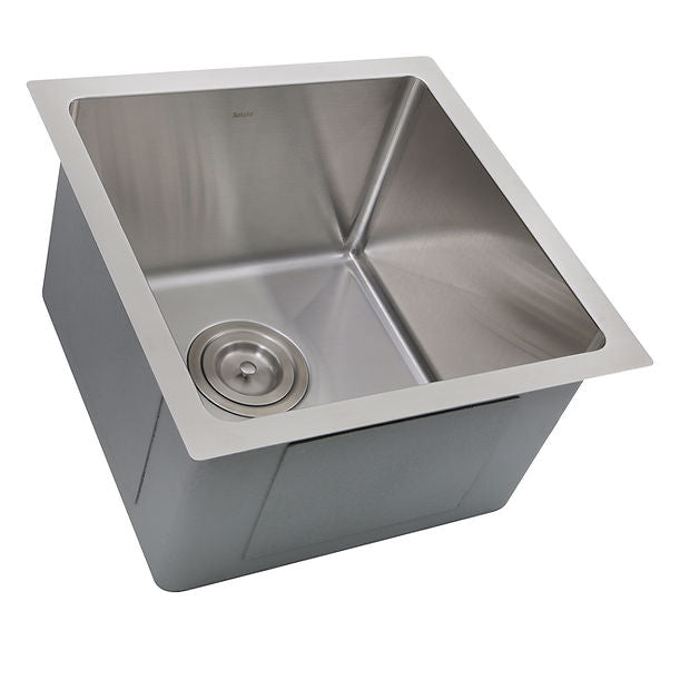Nantucket SR1515 - 15" Pro Series Square Undermount Small Radius Stainless Steel Bar/Prep Sink
