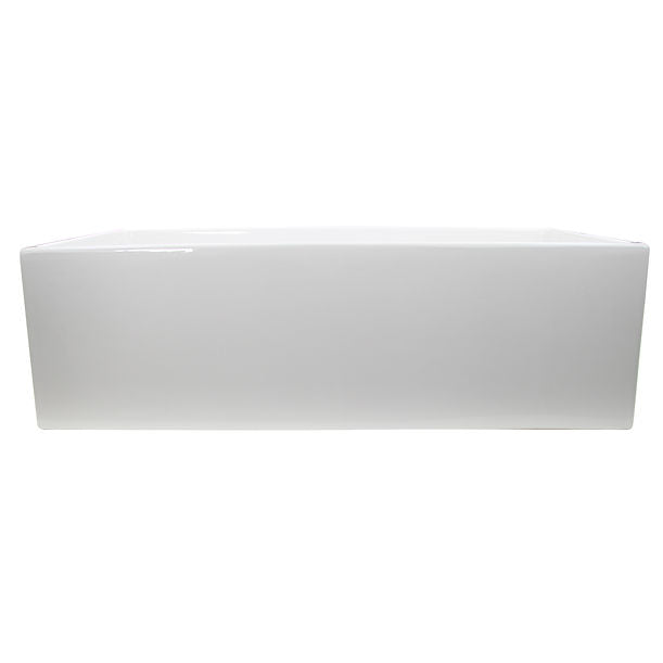 Nantucket T-FCFS33 33" Farmhouse Fireclay Sink with Drain and Grid