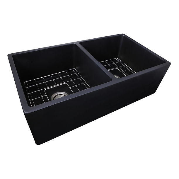 Nantucket Double Bowl Farmhouse Fireclay Sink