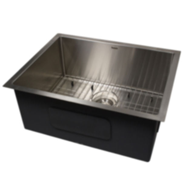 Nantucket AW2318-16 All Weather Rectangle Single Bowl Undermount Small Radius Corners Stainless Steel Kitchen Sink