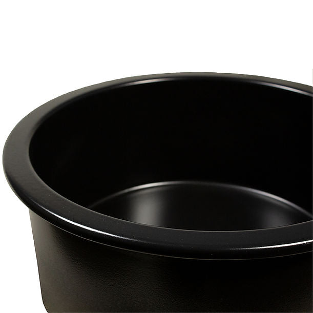 Nantucket 18" Fireclay Round Bar-Prep Sink In Matte Black