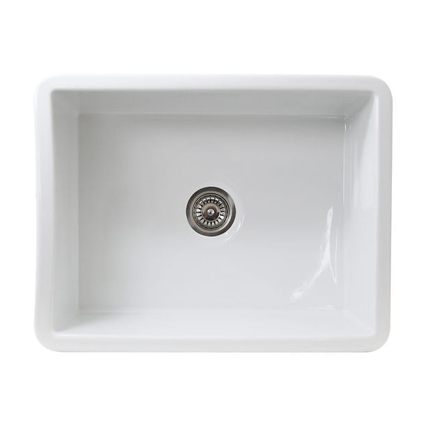 Orleans Collection Dualmount Fireclay Kitchen Sink