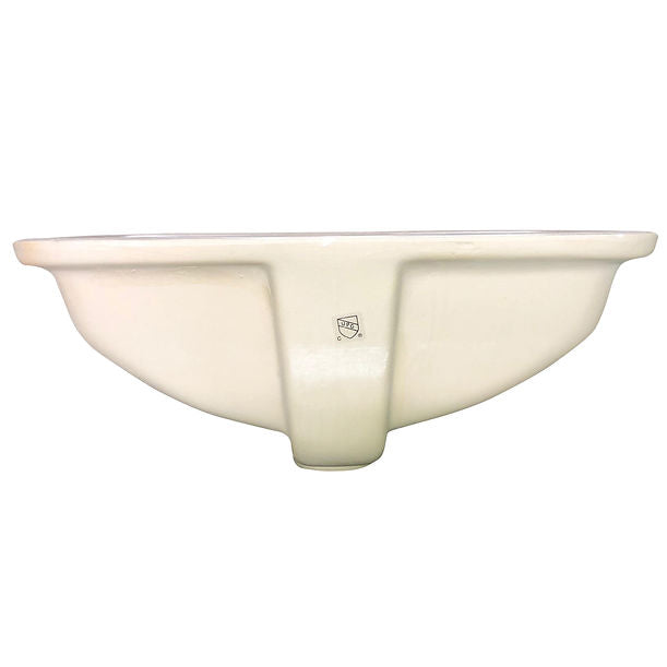 Nantucket UM-159-W Undermount Ceramic Sink In White
