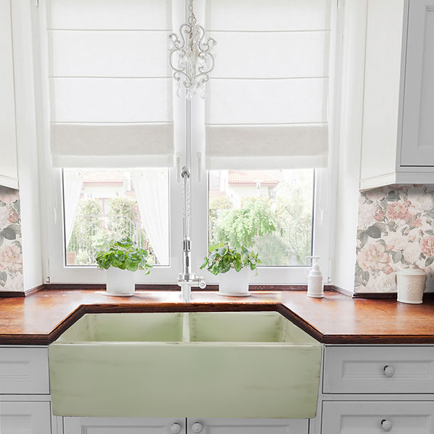 Nantucket Double Bowl Farmhouse Fireclay Sink