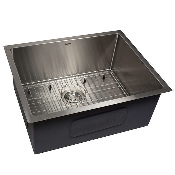 Nantucket AW2318-16 All Weather Rectangle Single Bowl Undermount Small Radius Corners Stainless Steel Kitchen Sink