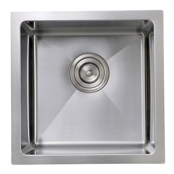 Nantucket SR1515 - 15" Pro Series Square Undermount Small Radius Stainless Steel Bar/Prep Sink