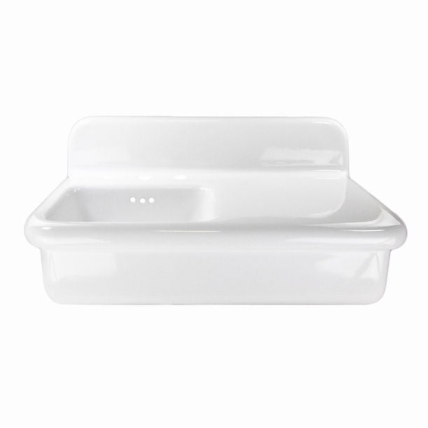 Nantucket Fireclay 30s Style Sink with integral Ledge