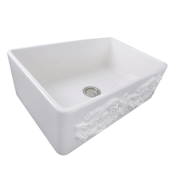 Nantucket 30" Farmhouse Fireclay Sink