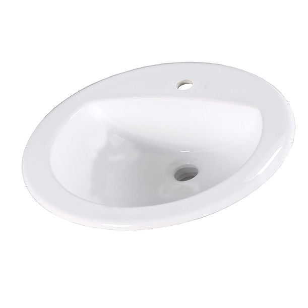 Nantucket 20.25" Drop-In Ceramic Vanity Sink DI2017-1
