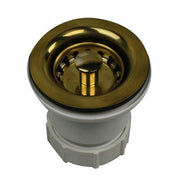 Nantucket 2.75" Junior Duo Bar Sink Drain In Polished Brass NS-403PB