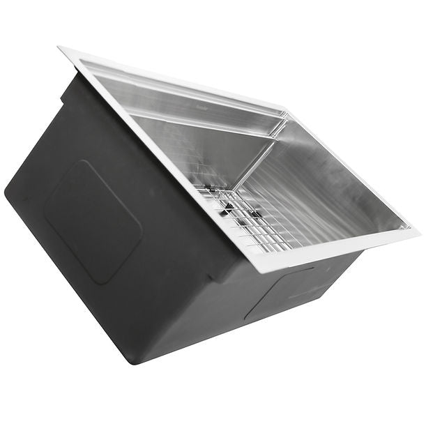 Nantucket SR-PS-3620-16 - 36" Pro Series Large Prep Station Single Bowl Undermount Stainless Steel Kitchen Sink with Compatible Accessories