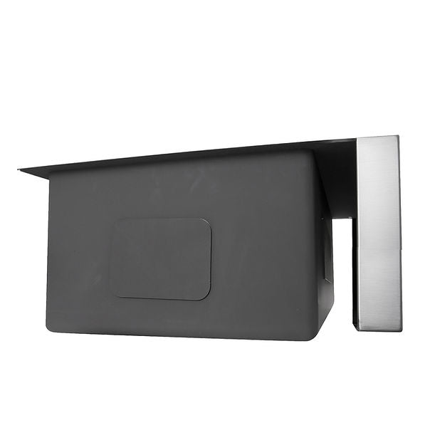 Nantucket EZApron33-9 Patented Design Pro Series Single Bowl Undermount Stainless Steel Kitchen Sink with 9" Apron Front