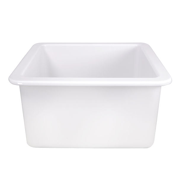 Nantucket 18" Undermount Fireclay Kitchen Sink Wellfleet