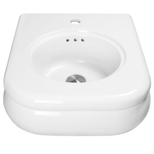 Victorian Collection Fine Fireclay 16.5" Wallmount Sink