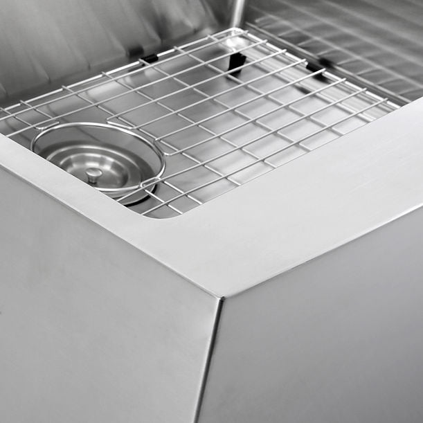 Nantucket Apron302010SR-16 - 30" Pro Series Single Bowl Farmhouse Apron Front Stainless Steel Kitchen Sink