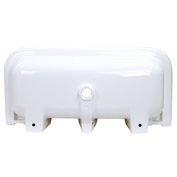 Nantucket Fireclay Utility Sink in all white NS-VCU36
