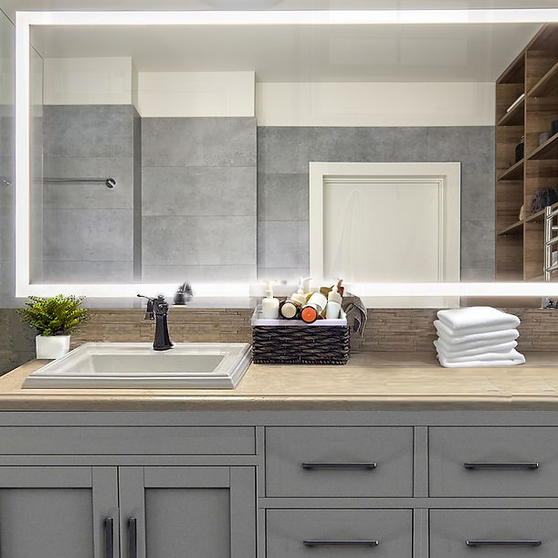 Nantucket 23" Rectangular Drop-In Ceramic Vanity Sink DI-2418-R1