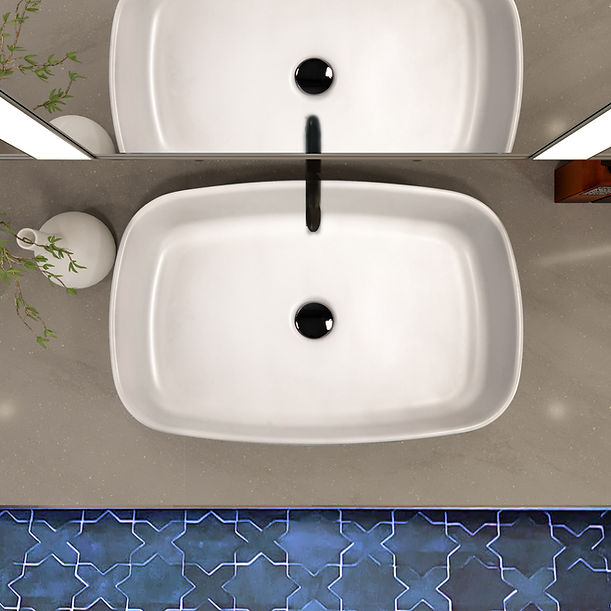 Nantucket Italian Fireclay Rectangular Vanity Sink