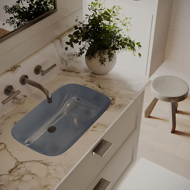Nantucket Siracusa Italian Fireclay Undermount Vanity Sink