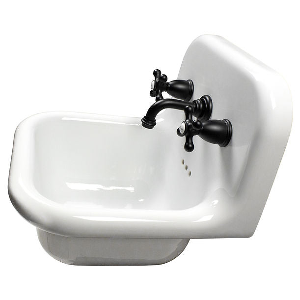 Victorian Collection Bathroom Faucet with Short Spout Finished in Matte Black