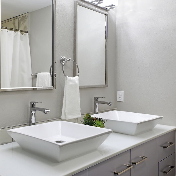 Nantucket Square Tapered White Vessel Sink NSV109
