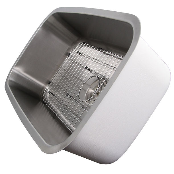 Nantucket NS3118-9-16 31" Large Rectangle Single Bowl Undermount Stainless Steel Kitchen Sink, 9"es Deep