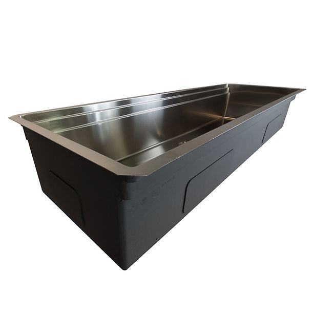 Nantucket SR-PS-6020-16 - 60" Pro Series Large Prep Station Single Bowl Undermount Stainless Steel Kitchen Sink with Compatible Accessories