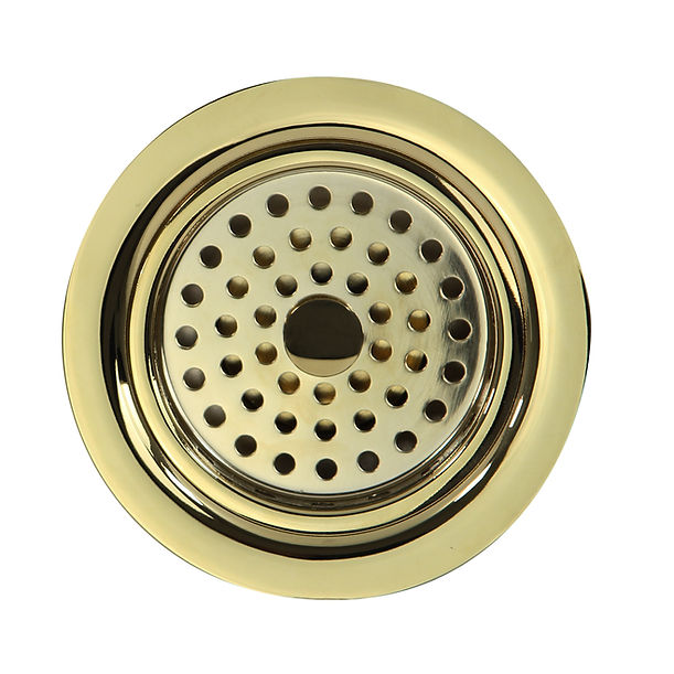 Nantucket Polished Brass 3.5" Kitchen Drain