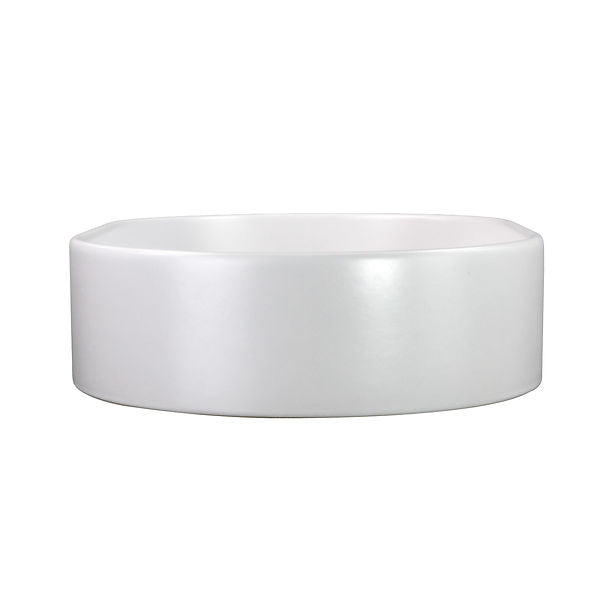 Nantucket Orta Italian Fireclay Vanity Sink - Matte White
