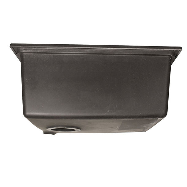 Nantucket 22" Dualmount Granite Composite Prep-Station with Side Set Drain